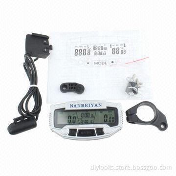 Multifunction LCD Display Cycle Computer Odometer Speedometer (MS-601)